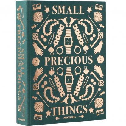 Aufbewahrungsbox Schmuck PRECIOUS THINGS, grün, Printworks