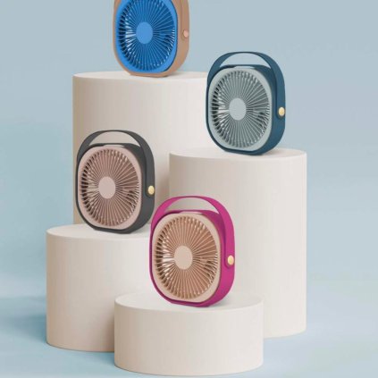 Tischventilator FANTASTIC 20 cm, rosa, Printworks