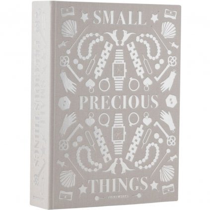 Aufbewahrungsbox Schmuck PRECIOUS THINGS, grau, Printworks