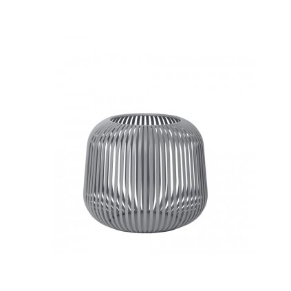 Laterne LITO S 17 cm, grau, Stahl, Blomus