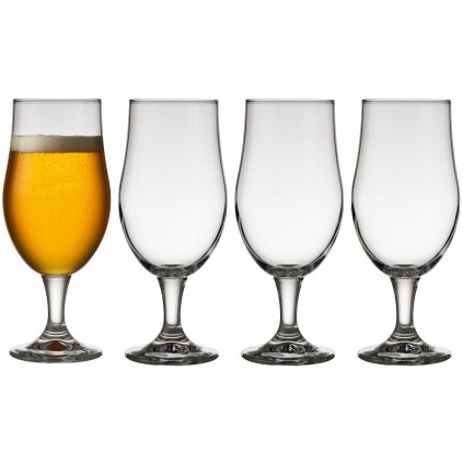 Bierglas JUVEL, 4er-Set, 490 ml, Lyngby Glas