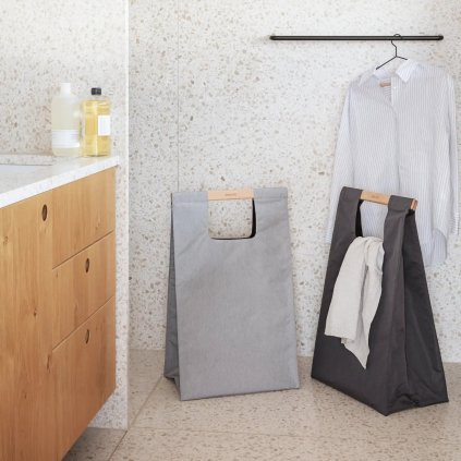 Wäschebeutel 75 l, dunkelgrau, Eva Solo