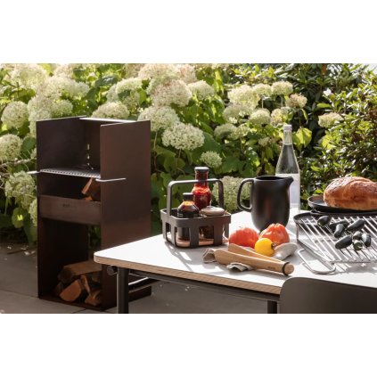 Table Caddy Gewürzständer NORDIC KITCHEN 18 cm, schwarz, Kunststoff, Eva Solo