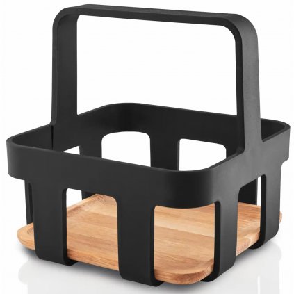 Table Caddy Gewürzständer NORDIC KITCHEN 18 cm, schwarz, Kunststoff, Eva Solo