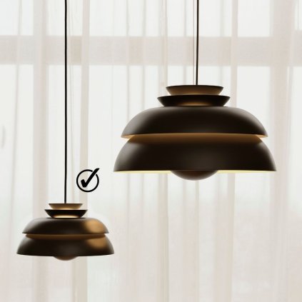 Hängelampe CONCERT 32 cm, schwarz, Fritz Hansen