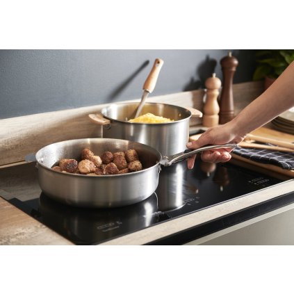 Topf ALCHIMY LOQY 24 cm, silber, Edelstahl, de Buyer