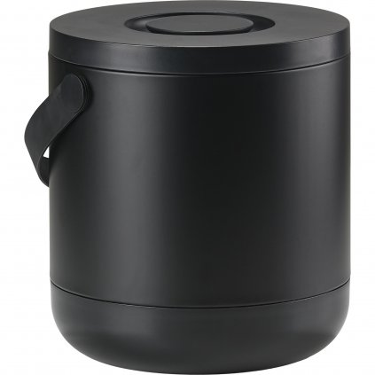 Bioabfallbehälter CIRCULAR 15 l, schwarz, Kunststoff, Zone Dänemark