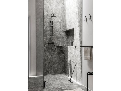 Handtuchhalter RIM 70 cm, doppelt, schwarz, Aluminium, Zone Dänemark