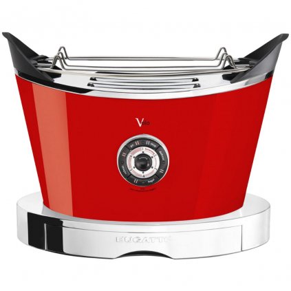 Toaster VOLO 32 cm, rot, Edelstahl, Bugatti