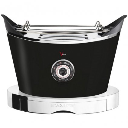 Toaster VOLO 32 cm, schwarz, Edelstahl, Bugatti