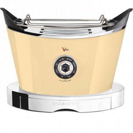 Toaster VOLO 32 cm,  Creme, Edelstahl, Bugatti