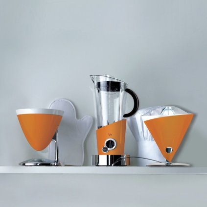 Elektrischer Entsafter VITA 0,6 l, orange, Edelstahl, Bugatti