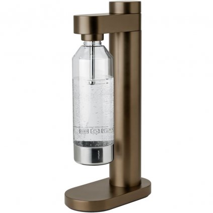 Wassersprudler BRUS 42 cm, braun metallic, Edelstahl, Stelton