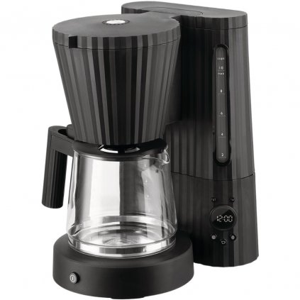 Filterkaffeemaschine PLISSÉ 1,5 l, schwarz, Alessi