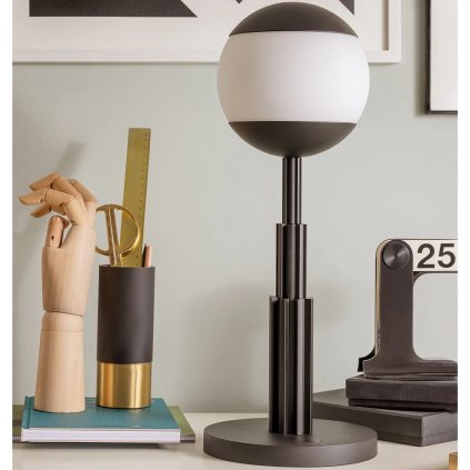 LED Tischlampe AR04 47 cm, schwarz, Alessi