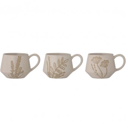 Tasse PRIMROSE 380 ml, 3er-Set, Steingut, Bloomingville