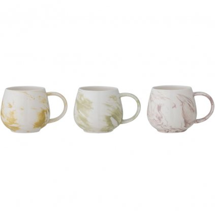 Tasse PALMA 300 ml, 3er-Set, Steingut, Bloomingville