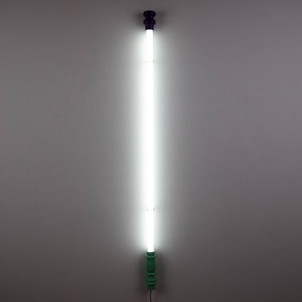 Wand Dekoleuchte SUPERLINEA 141,5 cm, weiß, Holz/Kunststoff, Seletti