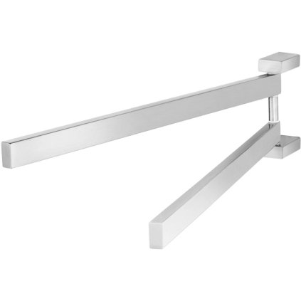 Handtuchhalter LINEA 44 cm, doppelt, matt, Edelstahl, Zack