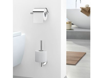 Ersatzrollenhalter SCALA 25 cm, poliert, Edelstahl, Zack