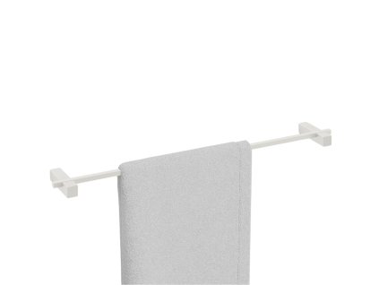 Handtuchhalter CARVO 66 cm, weiß, Edelstahl, Zack