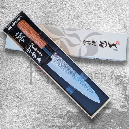 Japanisches Messer GYUTO/CHEF KANETSUN E TSUCHIME 18 cm, braun, Dellinger