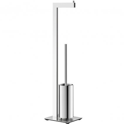 Toilettenbutler LINEA 72 cm, poliert, Edelstahl, Zack