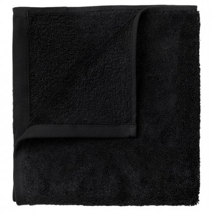 Handtuch RIVA, 4er-Set, 30 x 30 cm, schwarz, Blomus