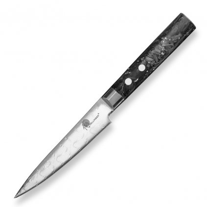 Allzwecksmesser CARBON FRAGMENT 11 cm, schwarz, Dellinger