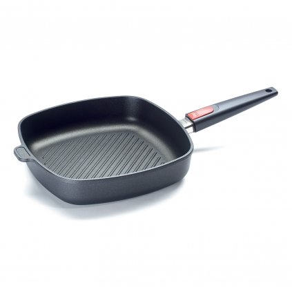 Grillpfanne TITANIUM NOWO 28 x 28 cm, abnehmbarer Griff, WOLL