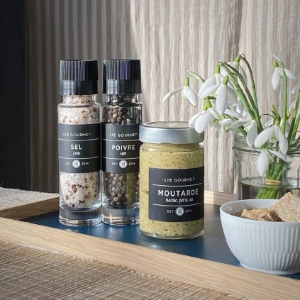Geschenkset, Chilisalz und schwarzer Pfeffer, Lie Gourmet