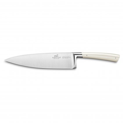 Chefmesser Kochmesser EDONIST 20 cm, Edelstahlnieten, weiß, Lion Sabatier