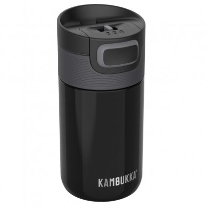 Thermobecher ETNA 300 ml, Pitch Black, Edelstahl, Kambukka