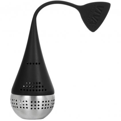 Teesieb INFUSION EGG 16 cm, dunkelblau, Edelstahl, Viva Scandinavia