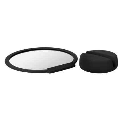 Kosmetikspiegel SONO, schwarz, Blomus