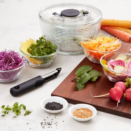 Salatschleuder GOOD GRIPS 2,7 l, weiß, Kunststoff, OXO