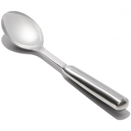 Servierlöffel STEEL 27 cm, silber, edelstahl, OXO