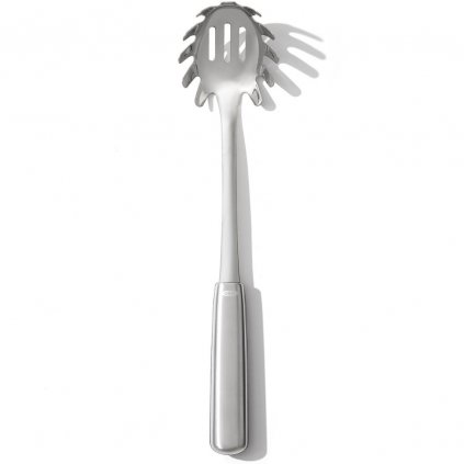 Spaghettilöffel STEEL 32 cm, silber, Edelstahl, OXO