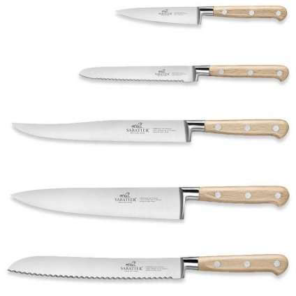 Messerblock VERNEUIL, mit BROCELIANDE Messern, 6-teilig, Lion Sabatier