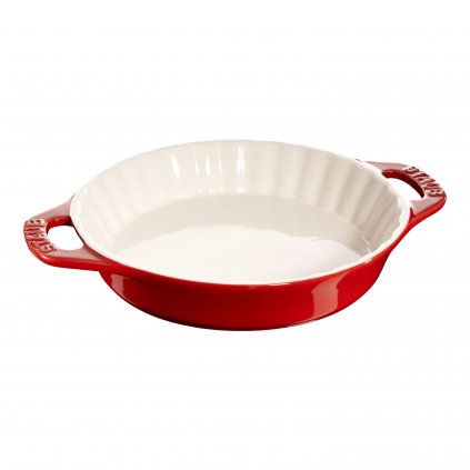 Backform 24 cm, rot, Keramik, Staub