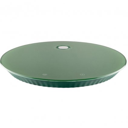 Küchenwaage digital PLISSÉ 27 cm, grün, Kunststoff, Alessi