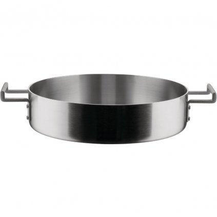 Bratentopf niedrig CONVIVIO 28 cm, 3,7 l, Edelstahl, Alessi