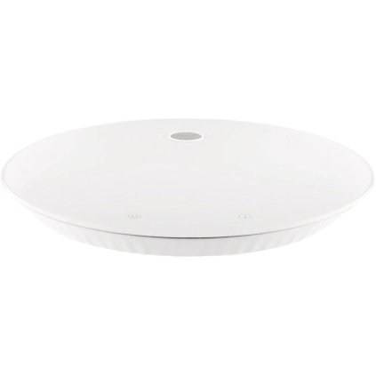 Küchenwaage digital PLISSÉ 27 cm, weiß, Kunststoff, Alessi