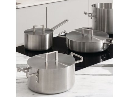 Topf CONVIVIO 20 cm, 5,7 l, Edelstahl, Alessi