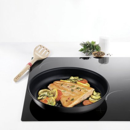 Pfannenset INGENIO ECO RESIST L3979102, 3-teilig, schwarz, Aluminium, Tefal