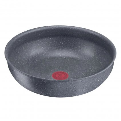 Wok INGENIO NATURAL FORCE L3967702 26 cm, grau, Aluminium, Tefal