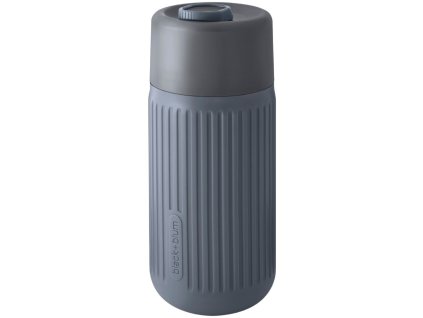 Reisebecher To Go Becher 340 ml, grau, Glas, Black+Blum