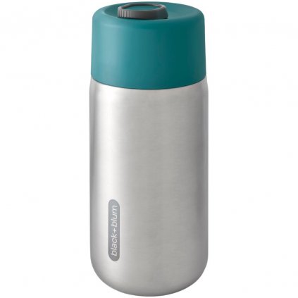 
                    
                          Reisebecher To Go Becher 340 ml, Marine, Edelstahl, Black+Blum                    
                