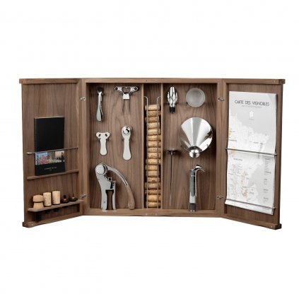 Weinzubehör Set CABINET D'OENO-CURIOSITÉS, 16-teilig, L'Atelier du Vin