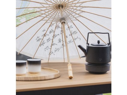 Tee Stövchen YIXING 15 cm, schwarz, Gusseisen, Bredemeijer